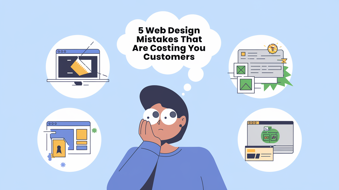 5 Web Design Mistakes That Are Costing You Customers